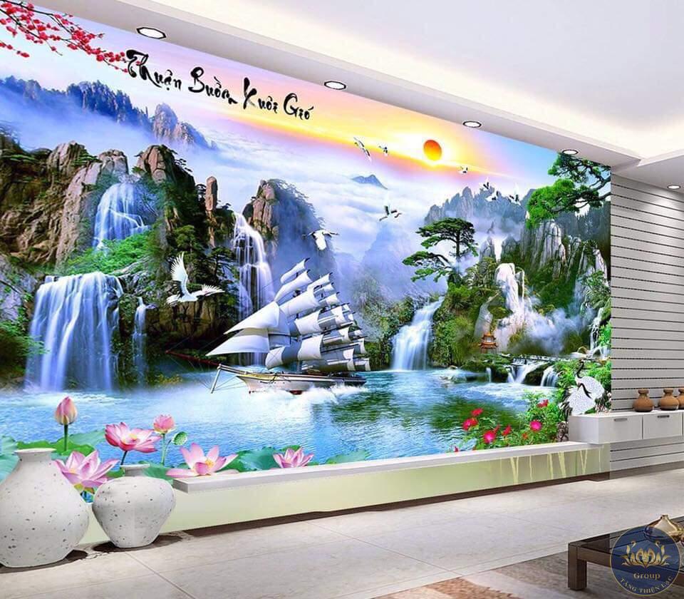 Tranh Thuận Buồm Xuôi Gió 3D dán tường đẹp nhất, Ý nghĩa quan trọng
