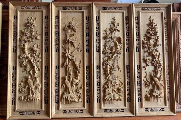 9 mẫu tranh gỗ treo tường phòng khách hợp phong thủy - 2sao