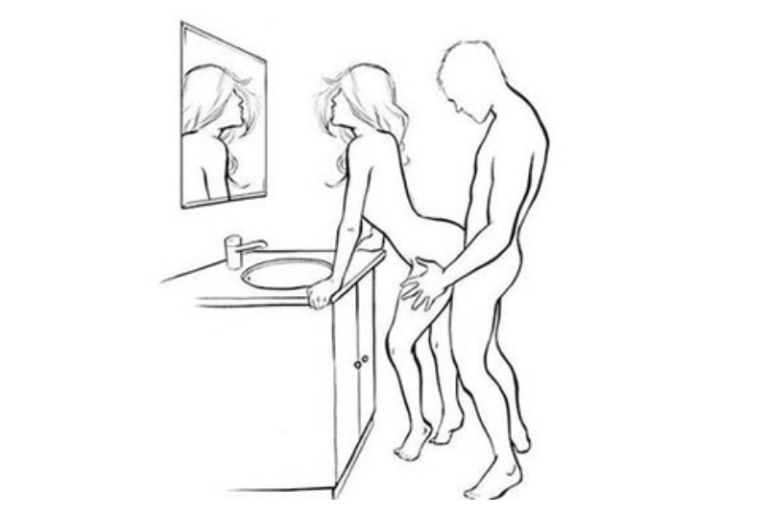 10 tư thế quan hệ trong phòng tắm khiến nàng phát điên