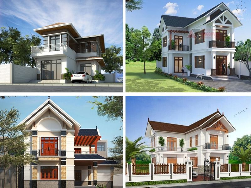 Tư vấn thiết kế nhà chữ l 2 tầng 80m2 đẹp tối ưu công năng phong thuỷ - Việt Architect Group - Kiến Trúc Sư Việt Nam