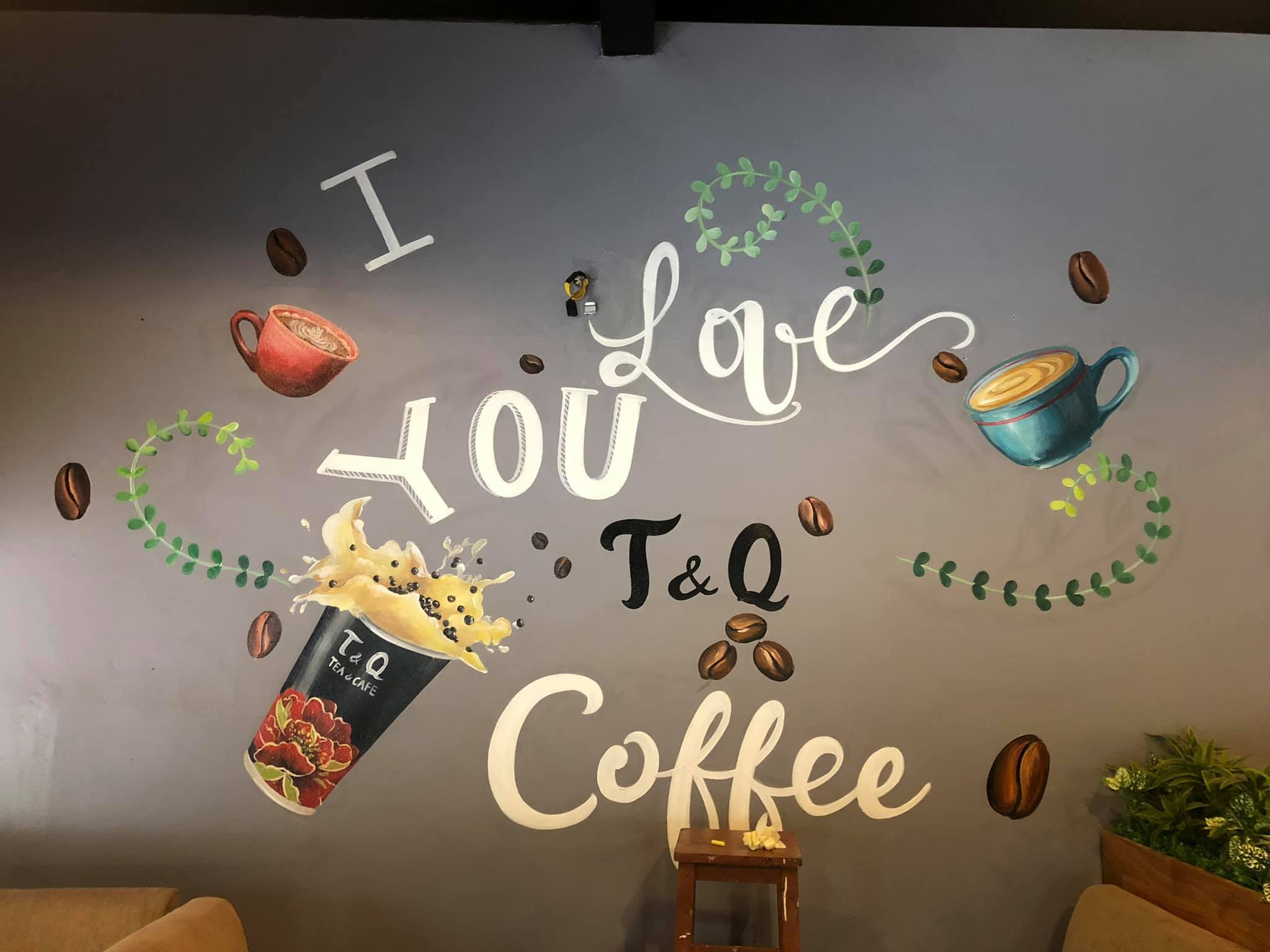 101+ Mẫu Tranh Tường Quán Cafe Ấn Tượng, Phong Cách Cực Chill