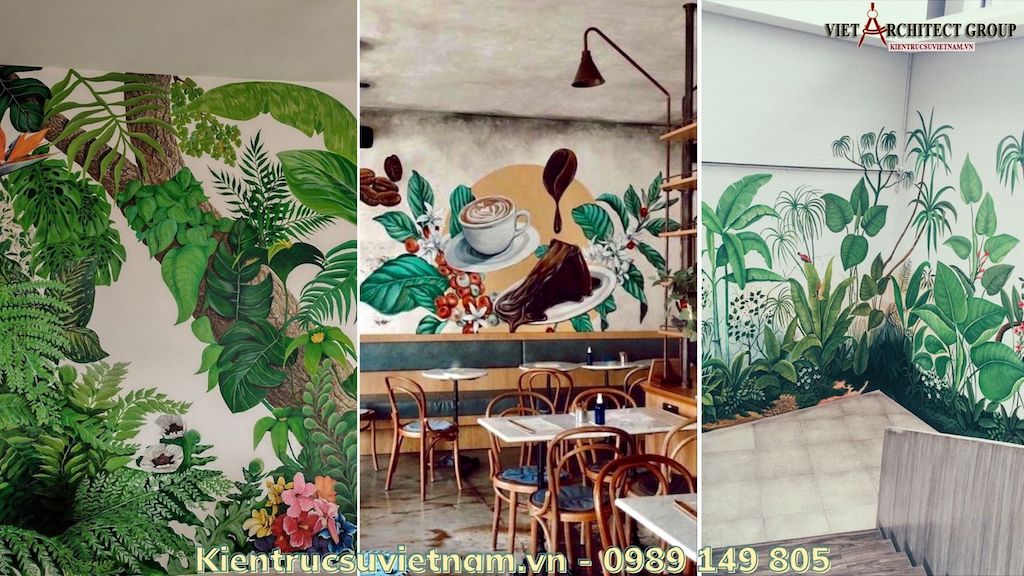 80 Vẽ tranh tường quán cafe ý tưởng  tranh tường cafe tranh