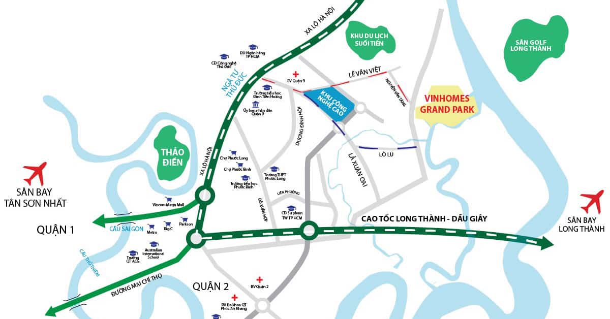 Vinhome Grand Park Quận 9 tọa lạc ở đâu?