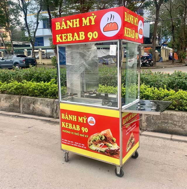 Xe bánh mỳ Kebab 