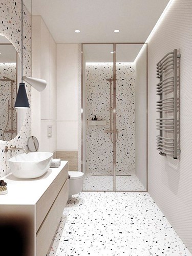 Gạch thẻ - terrazzo, combo làm mưa làm gió mang đến vẻ đẹp sang trọng trong thời gian qua